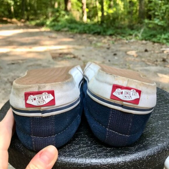 Navy suede Vans Pro, Men's 6.5 (Eur 38.5) - Picture 5 of 8